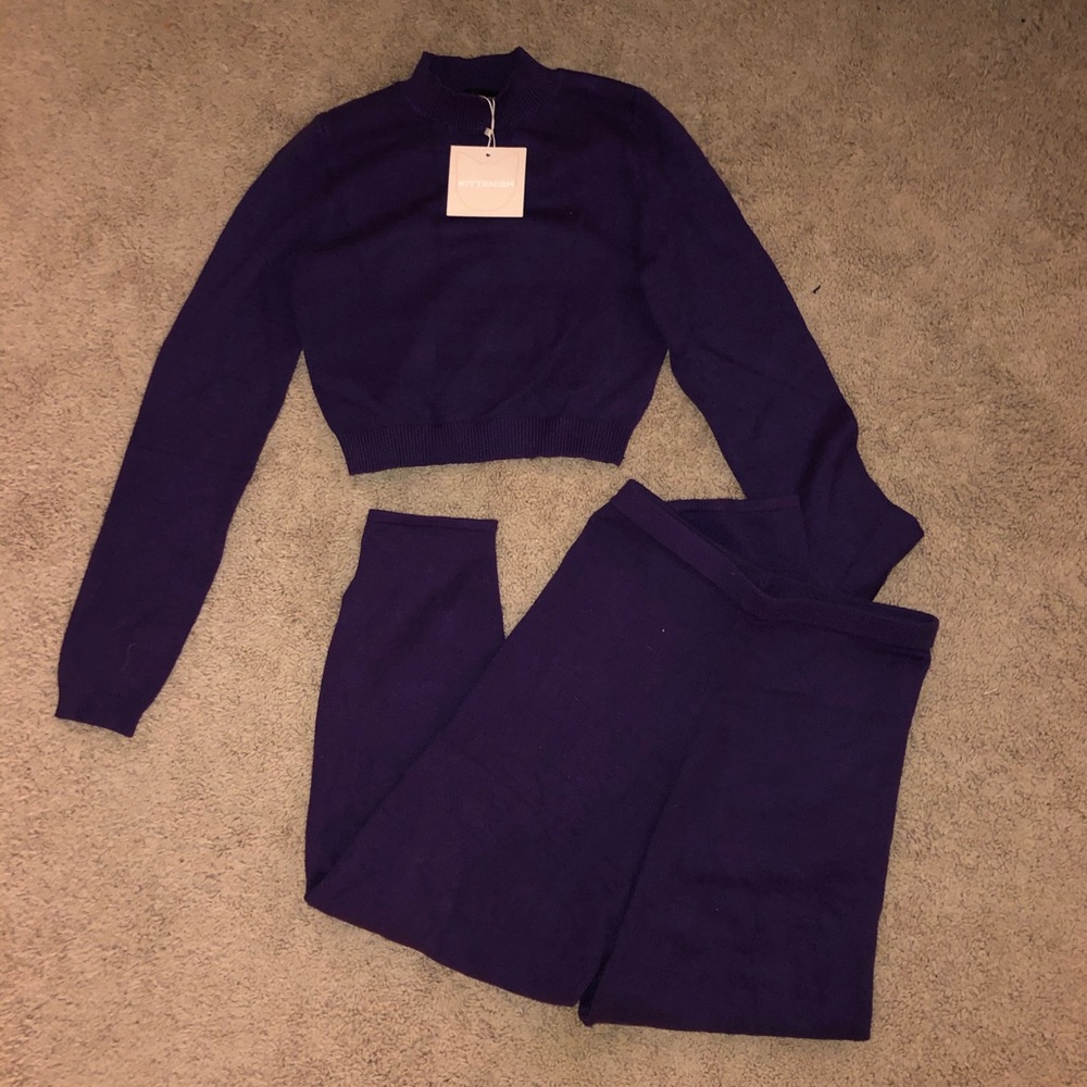 CITY GIRL PURPLE TURTLENECK SET - MEDIUM